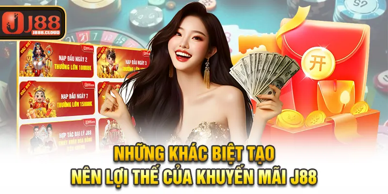 Những khác biệt tạo nên lợi thế của khuyến mãi J88